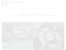 Tablet Screenshot of nickconflitti.com